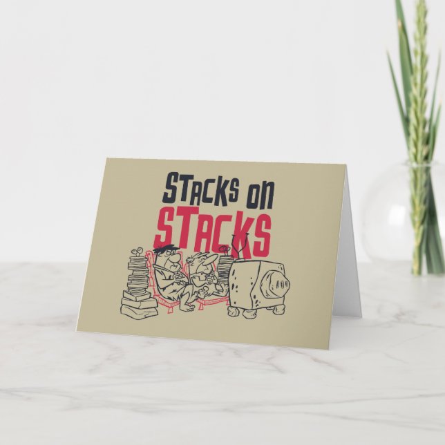 Flintstones | Fred & Barney - Stacks on Stacks Kort (Framsida)
