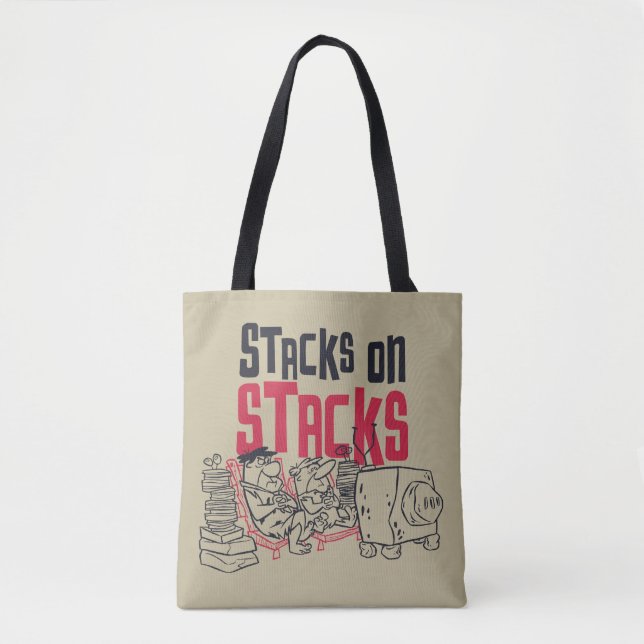 Flintstones | Fred & Barney - Stacks on Stacks Tygkasse (Framsida)