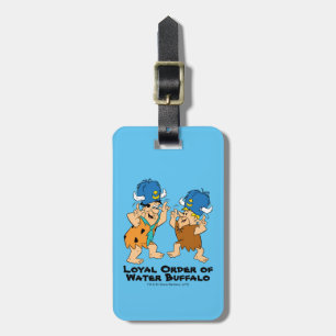 Flintstones   Fred & Barney Vatten Buffaloes Bagagebricka