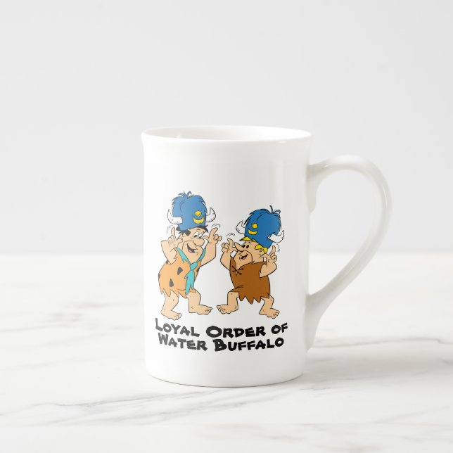 Flintstones | Fred & Barney Vatten Buffaloes Benporslin Mugg (Höger)