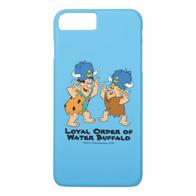 Flintstones | Fred & Barney Vatten Buffaloes Case-Mate iPhone Skal (Baksida)