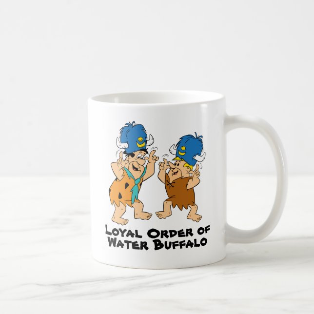 Flintstones | Fred & Barney Vatten Buffaloes Kaffemugg (Höger)