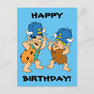 Flintstones   Fred & Barney Vatten Buffaloes Vykort