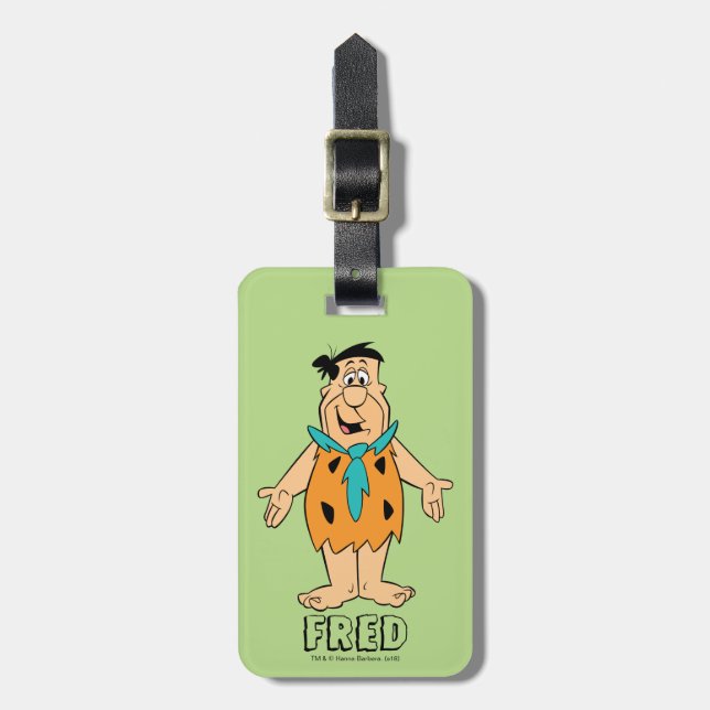 Flintstones | Fred Flintstone Bagagebricka (Vertikal Framsida)