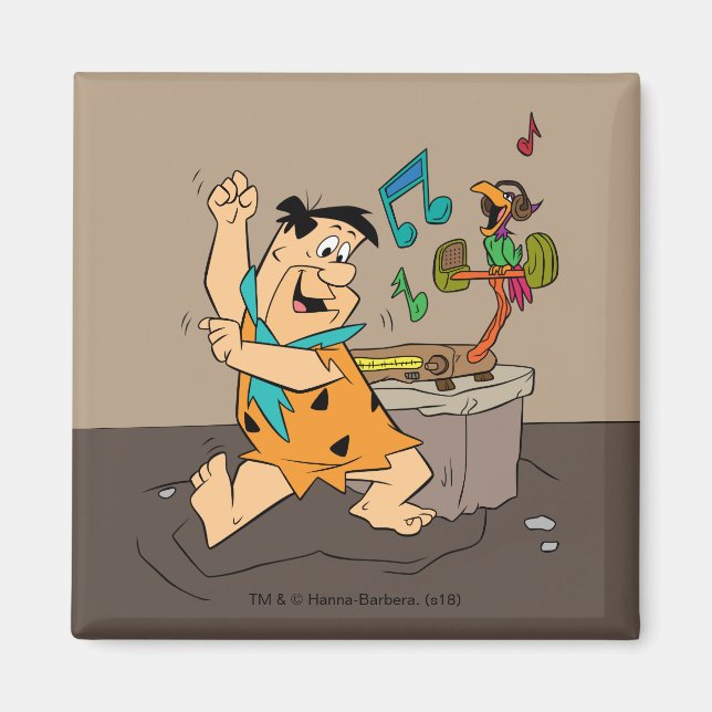 Flintstones | Fred Flintstone Dancing Magnet (Framsidan)