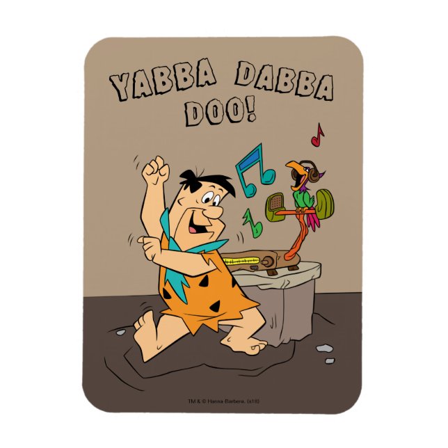 Flintstones | Fred Flintstone Dancing Magnet (Vertikal)