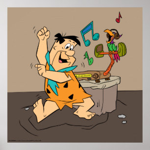 Flintstones   Fred Flintstone Dancing Poster