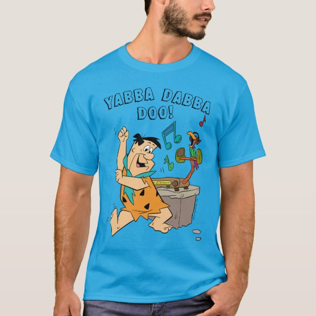 Flintstones | Fred Flintstone Dancing T Shirt (Framsida)