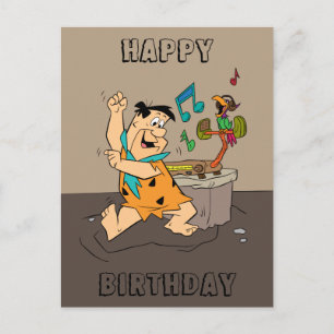 Flintstones Fred Flintstone Dancing Vykort