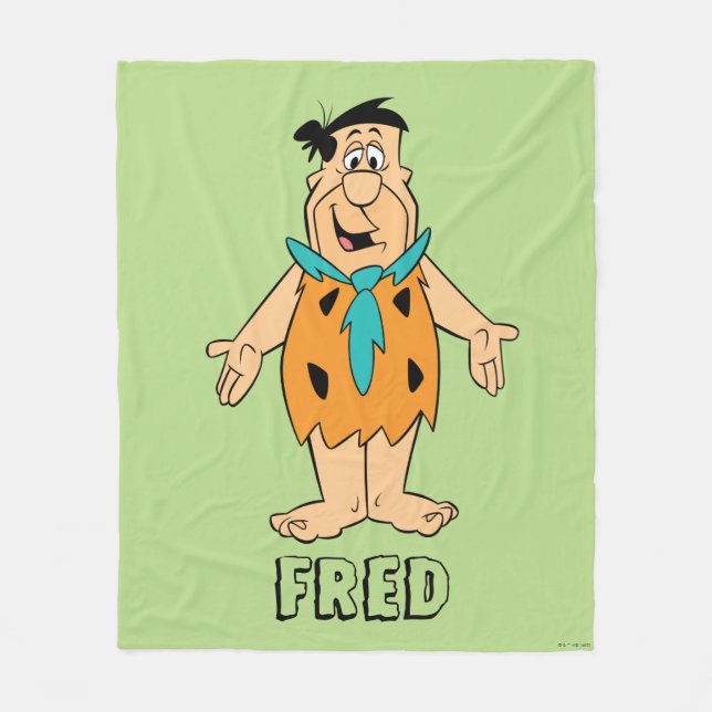 Flintstones | Fred Flintstone Fleecefilt (Framsidan)