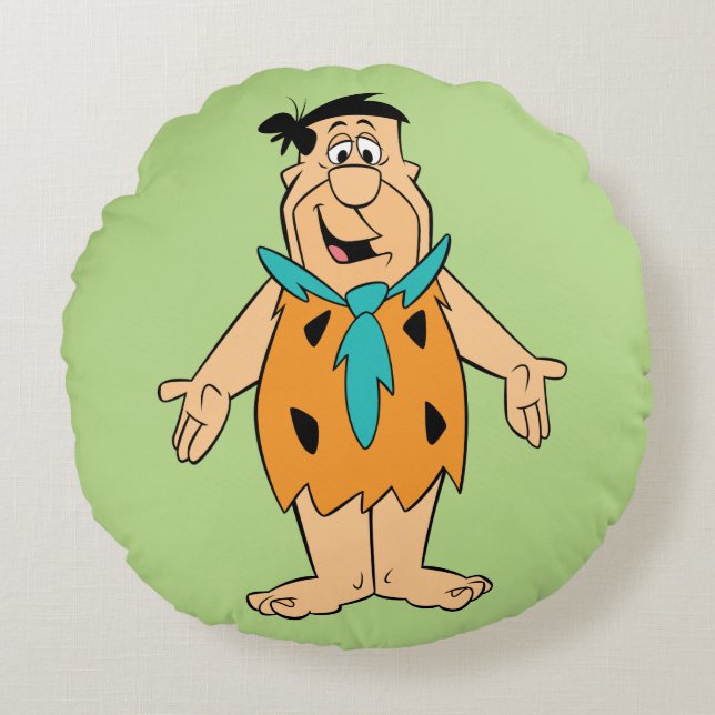 Flintstones | Fred Flintstone Rund Kudde (Framsidan)