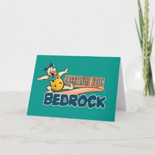 Flintstones Fred - Hälsning från Bedrock Kort