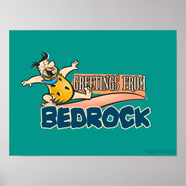 Flintstones | Fred - Hälsning från Bedrock Poster (Framsidan)
