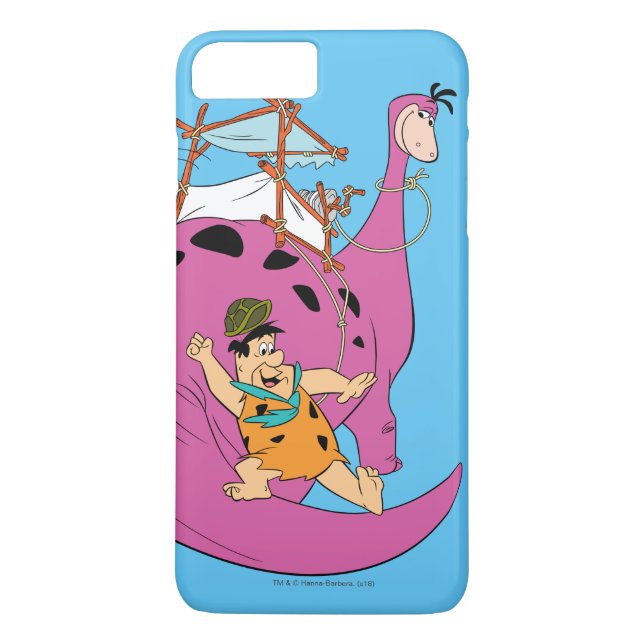 Flintstones | Fred Sliding Down Svan Case-Mate iPhone Skal (Baksida)