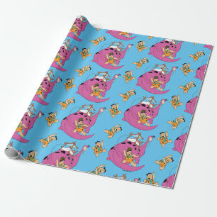 Flintstones Fred Sliding Down Svan Presentpapper