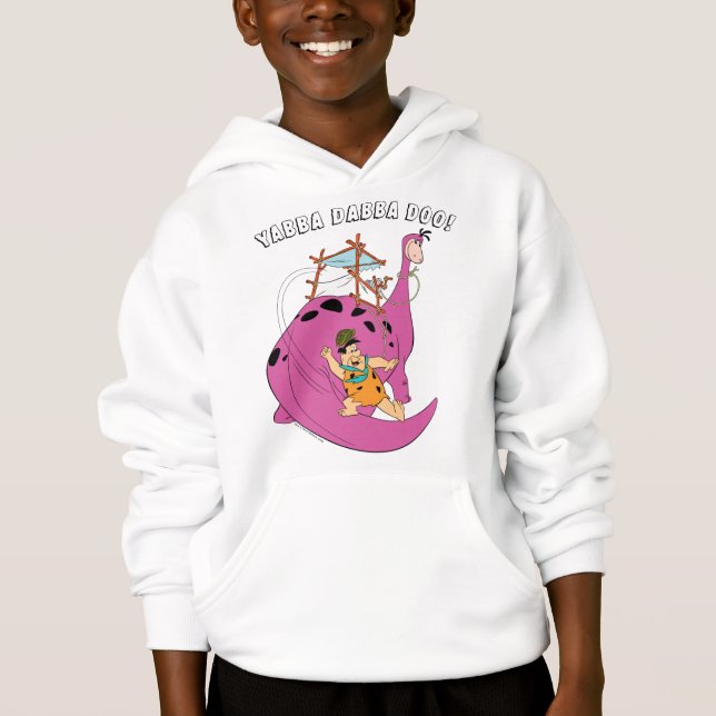Flintstones | Fred Sliding Down Svan T-shirt (Framsida)