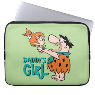 Flintstones   Fred & Småstarna - Pappor Girl Laptop Fodral