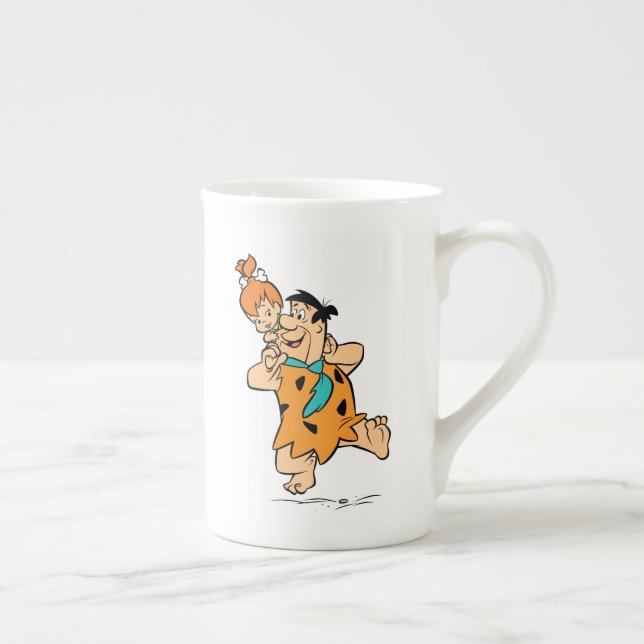 Flintstones | Fred & Småsten Flintstone Benporslin Mugg (Höger)
