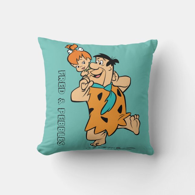 Flintstones | Fred & Småsten Flintstone Kudde (Framsida)