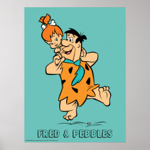 Flintstones   Fred & Småsten Flintstone Poster
