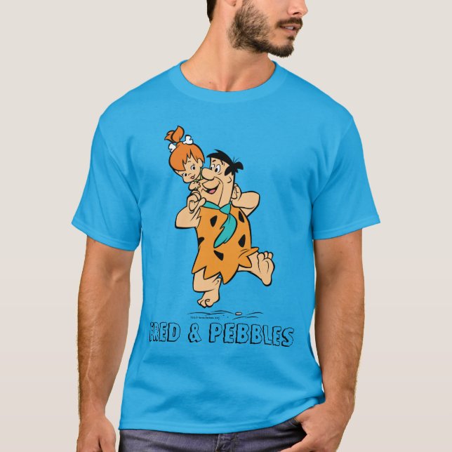 Flintstones | Fred & Småsten Flintstone T-shirt (Framsida)