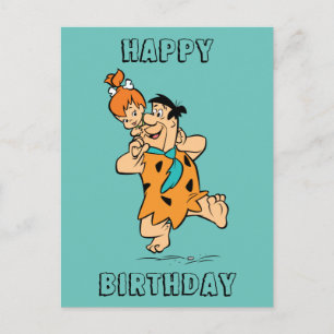 Flintstones Fred & Småsten Flintstone Vykort