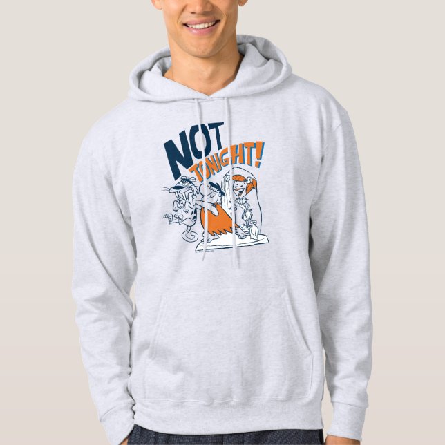 Flintstones | Inte i kväll! Hoodie (Framsida)