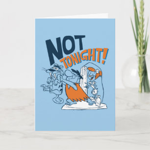 Flintstones Inte i kväll! Kort