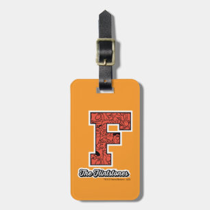 Flintstones Kollegium Stil Monogram Bagagebricka