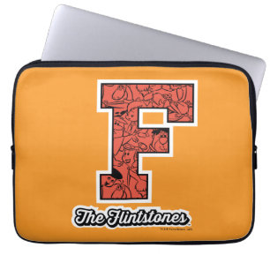Flintstones Kollegium Stil Monogram Laptop Fodral