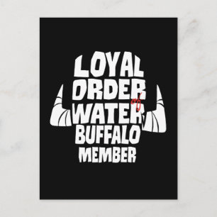 Flintstones Loyal Order Vatten Buffalo Member Inbjudan Vykort