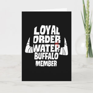 Flintstones Loyal Order Vatten Buffalo Member Kort