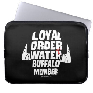 Flintstones Loyal Order Vatten Buffalo Member Laptop Fodral