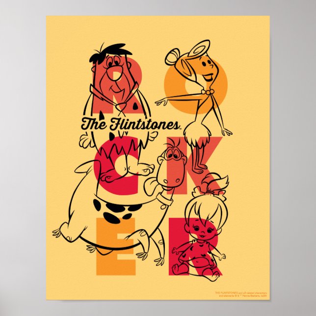Flintstones | ROCKER Poster (Framsidan)