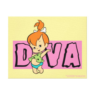 Flintstones   Småstarna - Little Diva Canvastryck