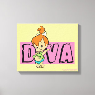 Flintstones Småstarna - Little Diva Canvastryck