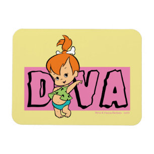 Flintstones   Småstarna - Little Diva Magnet