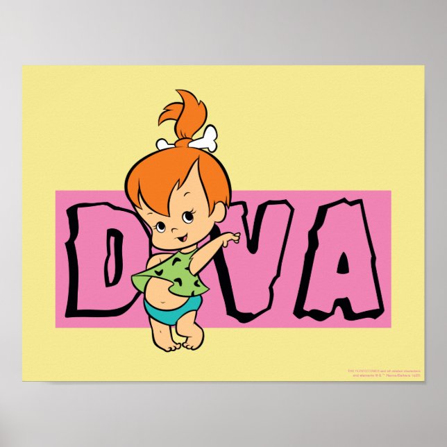 Flintstones | Småstarna - Little Diva Poster (Framsidan)