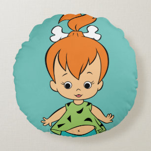 Flintstones Småsten Flintstone Rund Kudde