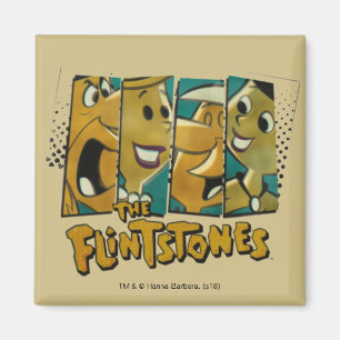 Flintstones Teckenpaneler för retro-Tecknad Magnet