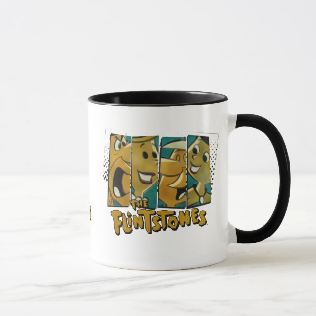 Flintstones | Teckenpaneler för retro-Tecknad Mugg (Höger)