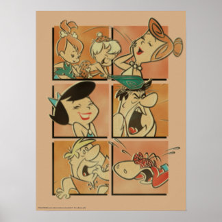 Flintstones | Tecknad av stenar och gummi Poster