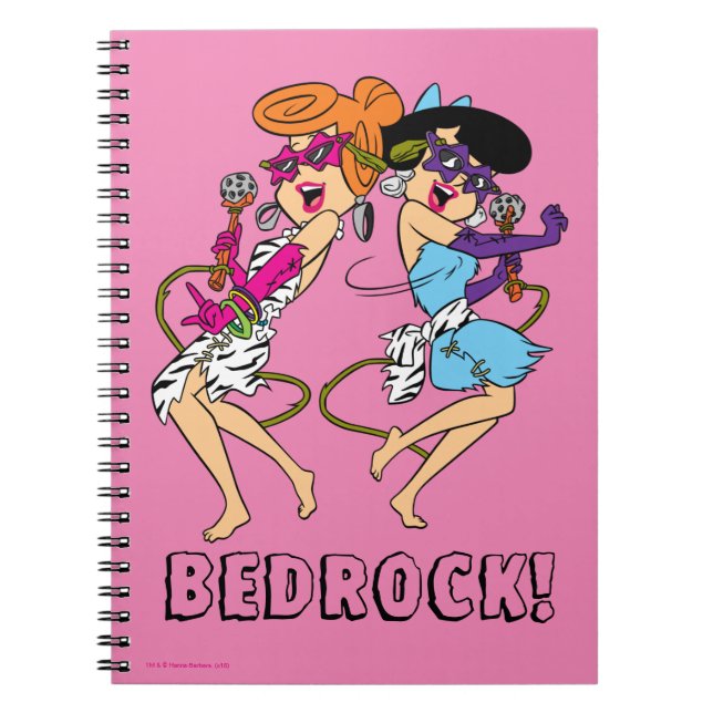 Flintstones | Wilma & Betty-Rockstjärnor Anteckningsbok (Framsidan)