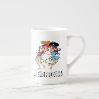 Flintstones | Wilma & Betty-Rockstjärnor Benporslin Mugg