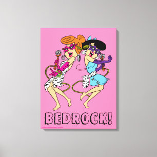 Flintstones Wilma & Betty-Rockstjärnor Canvastryck