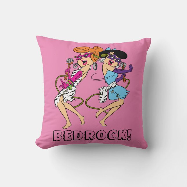 Flintstones | Wilma & Betty-Rockstjärnor Kudde (Framsida)