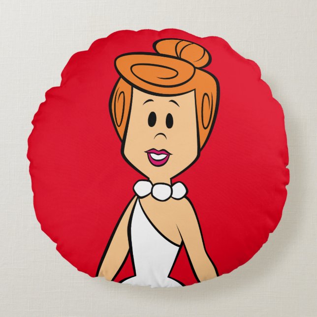 Flintstones | Wilma Flintstone Rund Kudde (Framsidan)