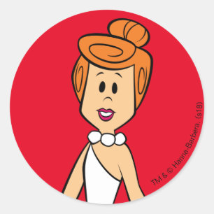 Flintstones Wilma Flintstone Runt Klistermärke
