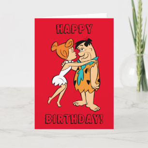 Flintstones   Wilma Kissing Fred Kort