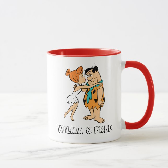 Flintstones | Wilma Kissing Fred Mugg (Höger)